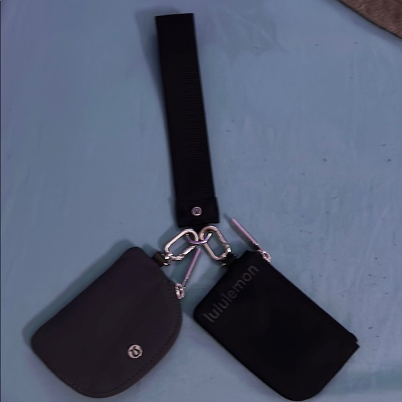 Accessories - Lululemon Black and Gray Crossbody Bag Set